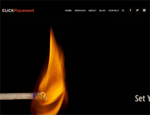 Tablet Screenshot of clickplacement.com